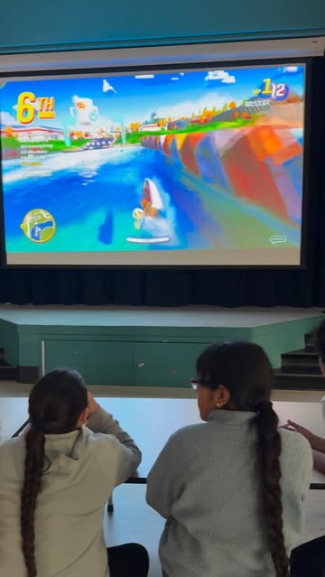Instagram post: Our recess/lunch gaming room successfully launched this week! Thanks to our 5th...