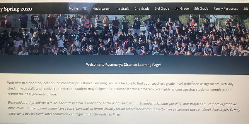 Rosemary School Fall 2020 Distance Learning Website | Rosemary ...