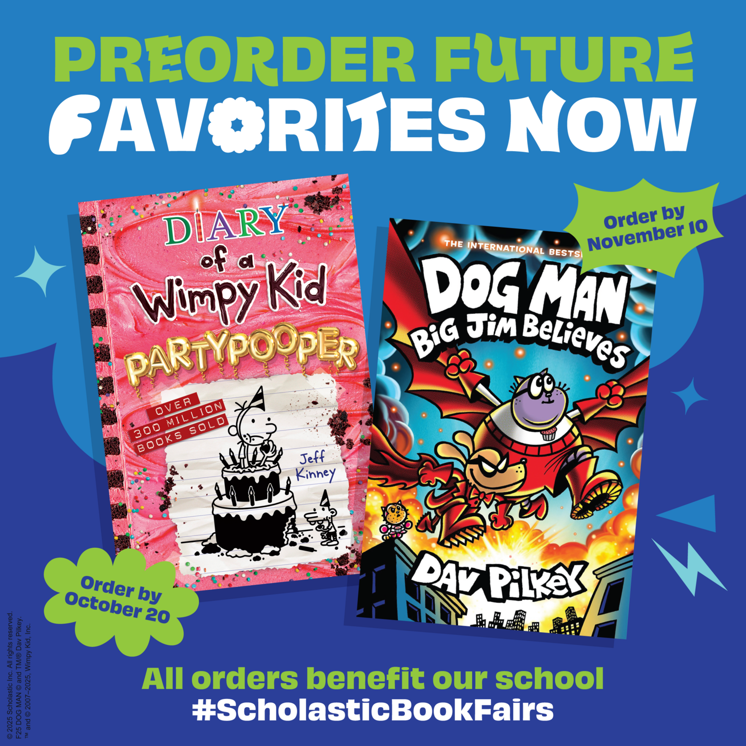 Preorder Big Jim Believes and Diary of a Wimpy Kid, Partypooper